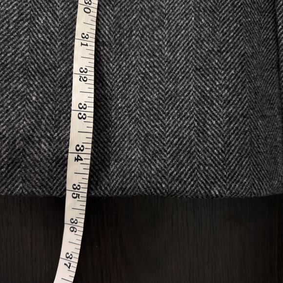 Bonobos Coat Mens 36 R Italian Wool Blend Jacket Herringbone Slim Fit Overcoat - Picture 10 of 13